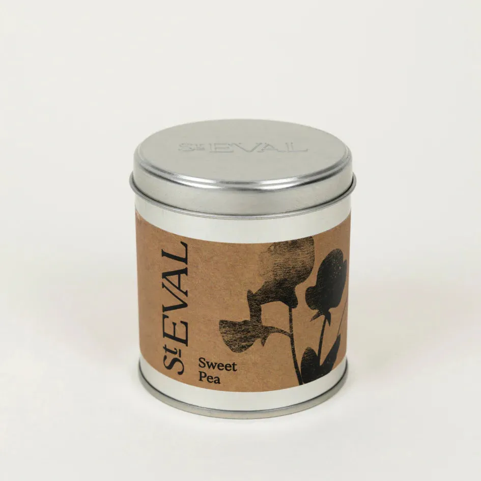 Sweet Pea Scented Tin Candle