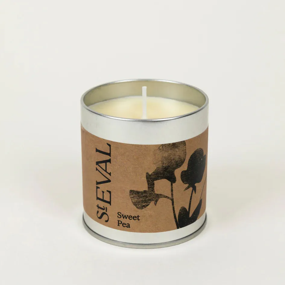 Sweet Pea Scented Tin Candle