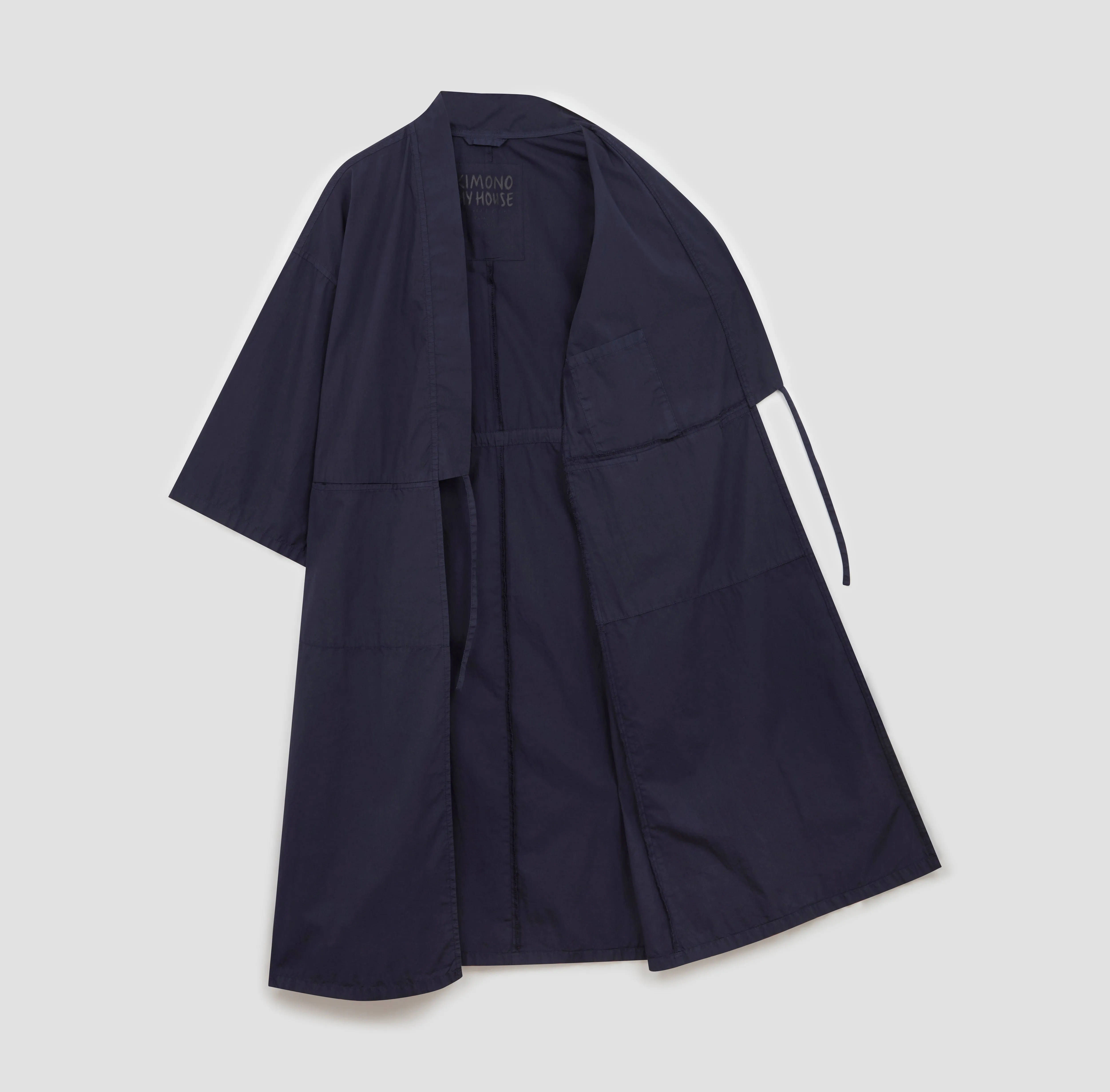 The House Kimono Deep Sea Navy