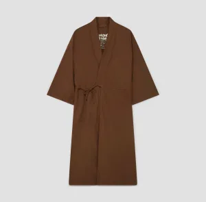 The House Kimono Walnut Brown