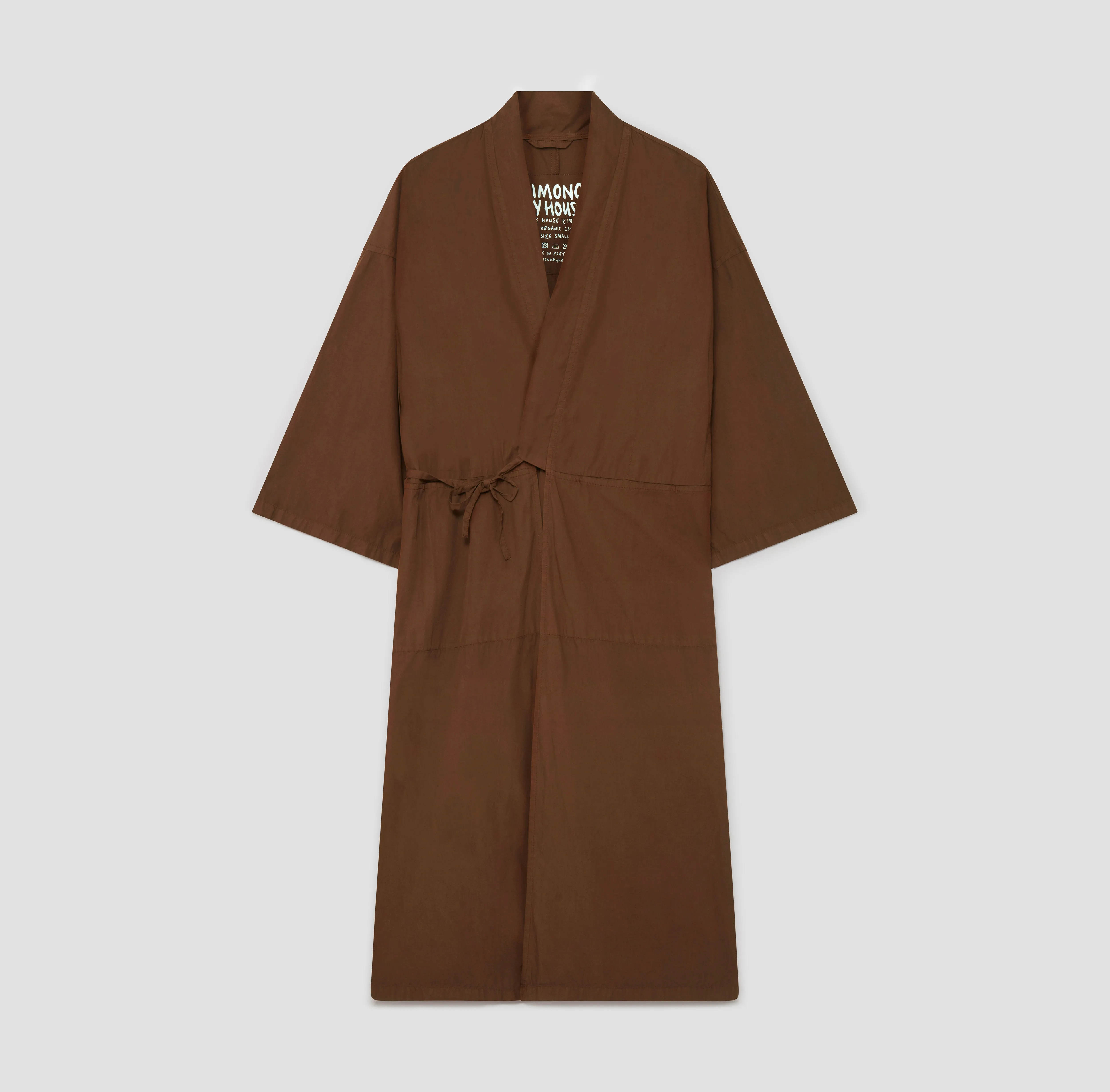 The House Kimono Walnut Brown
