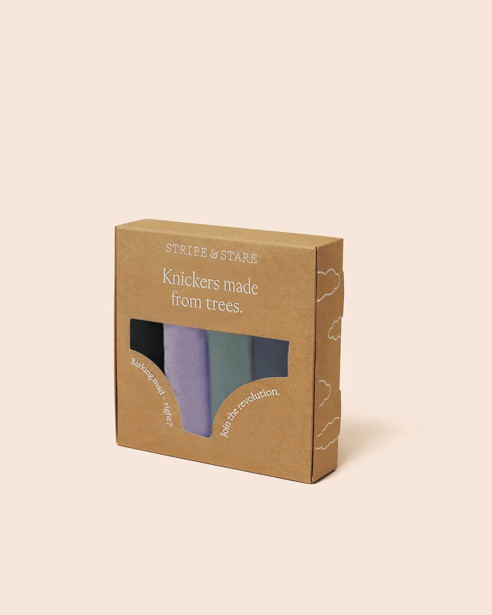 The Original Knicker Four Pack - Stone Basics