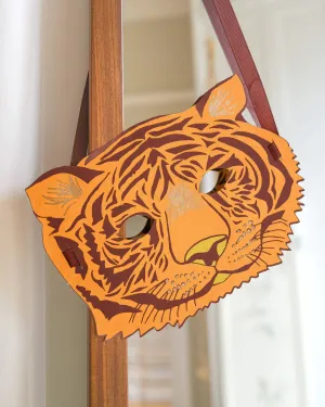 Tiger Mask Greeting Card