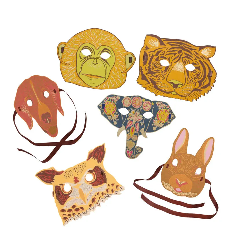 Tiger Mask Greeting Card