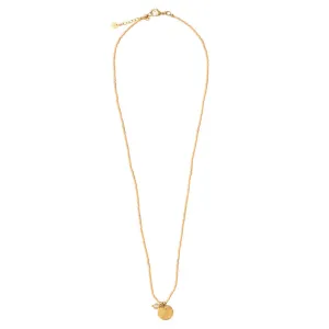 Timeless Citrine Gold Coloured Necklace