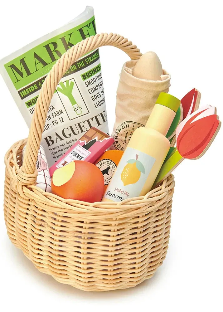 Wicker Shopping Basket