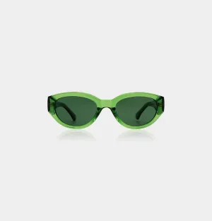 Winnie Sunglasses - Light Olive Transparent