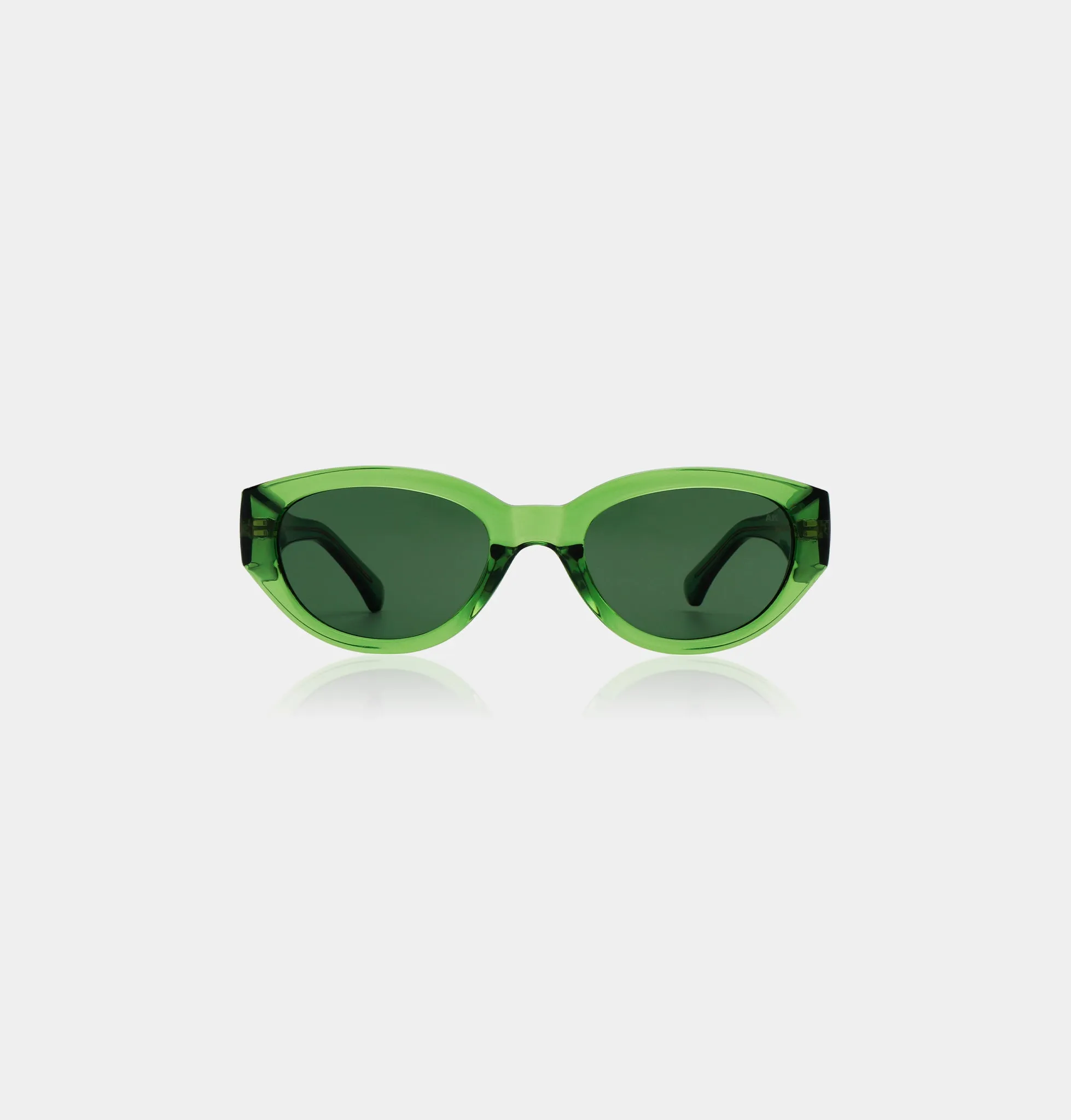 Winnie Sunglasses - Light Olive Transparent