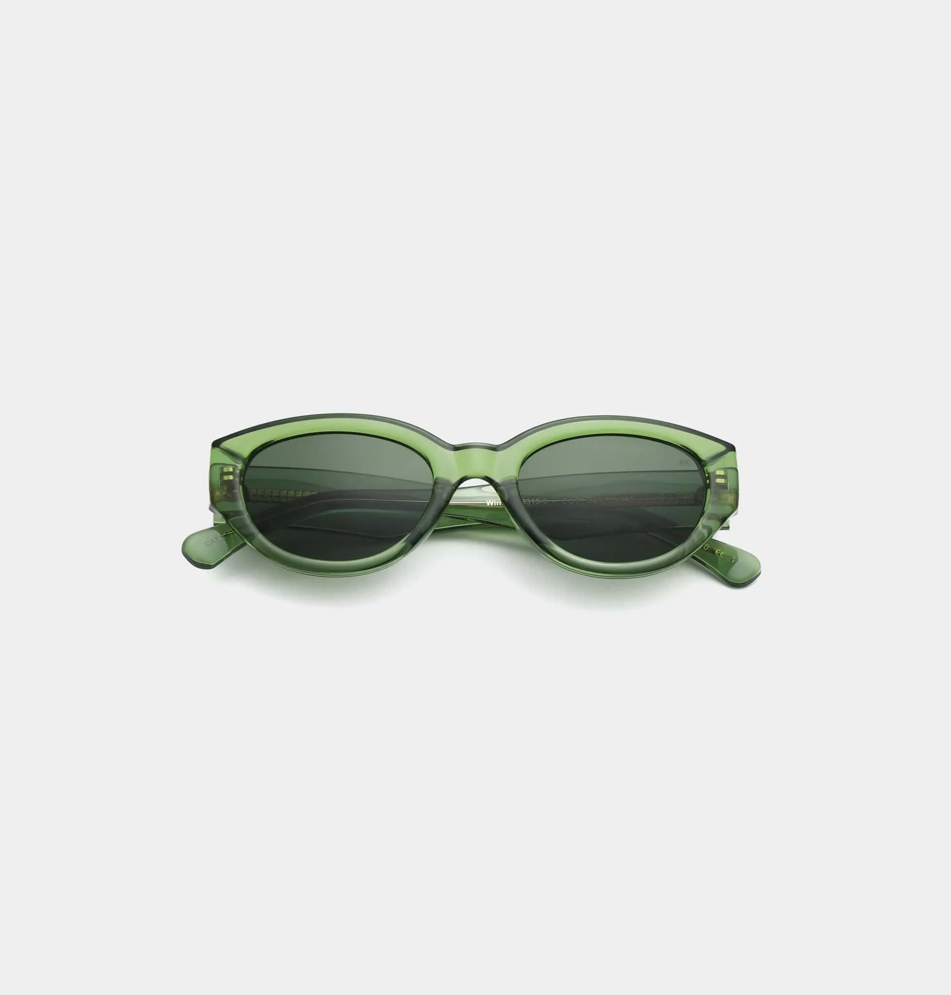 Winnie Sunglasses - Light Olive Transparent