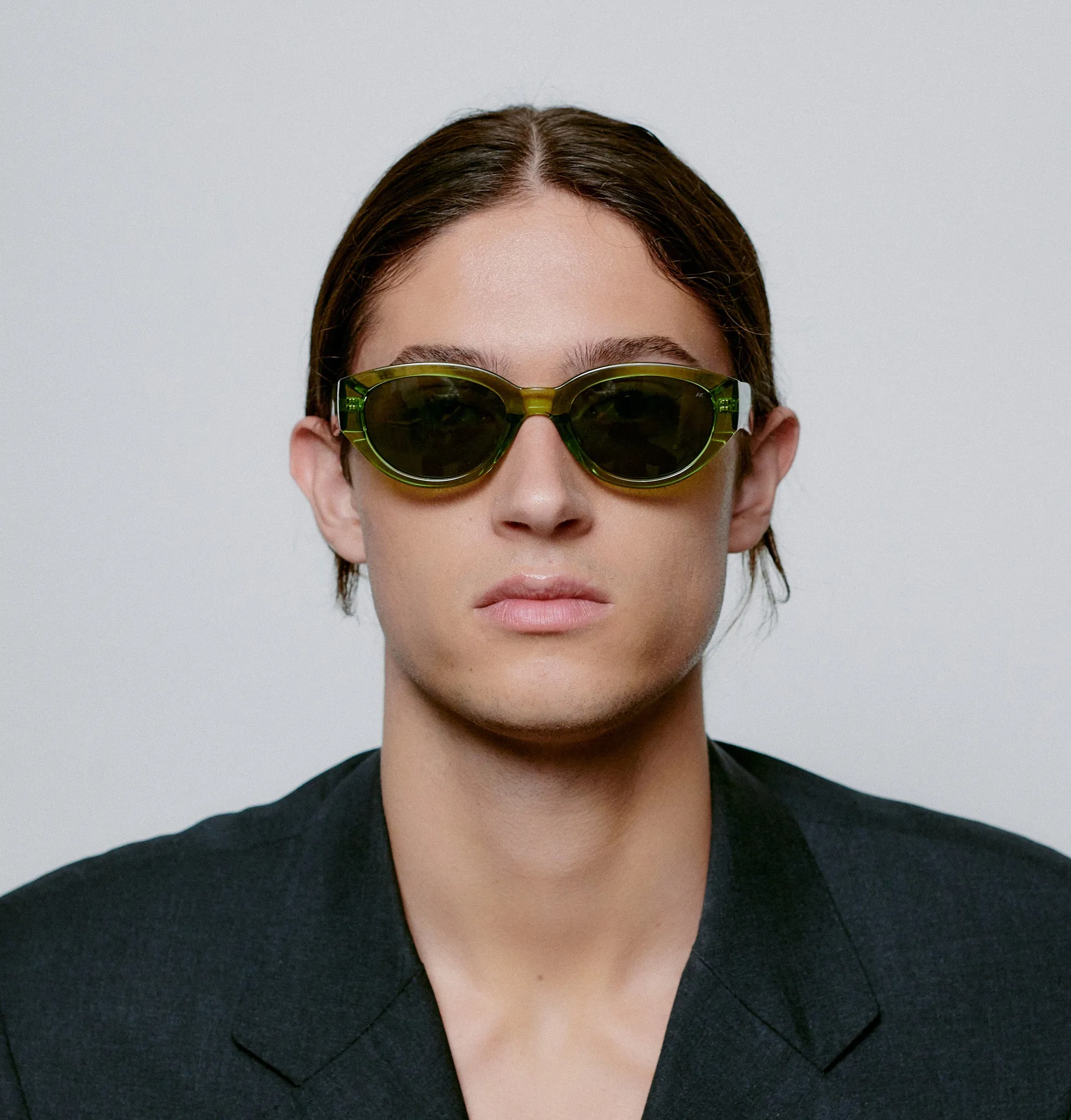 Winnie Sunglasses - Light Olive Transparent