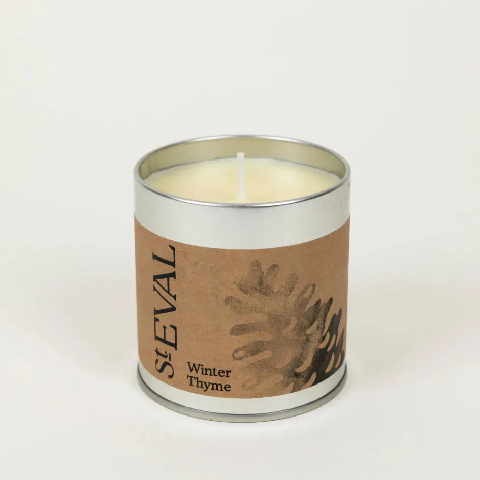 Winter Thyme Scented Tin Candle