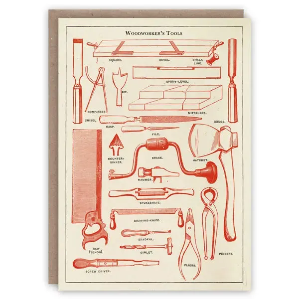 Woodworker’s Tools Card