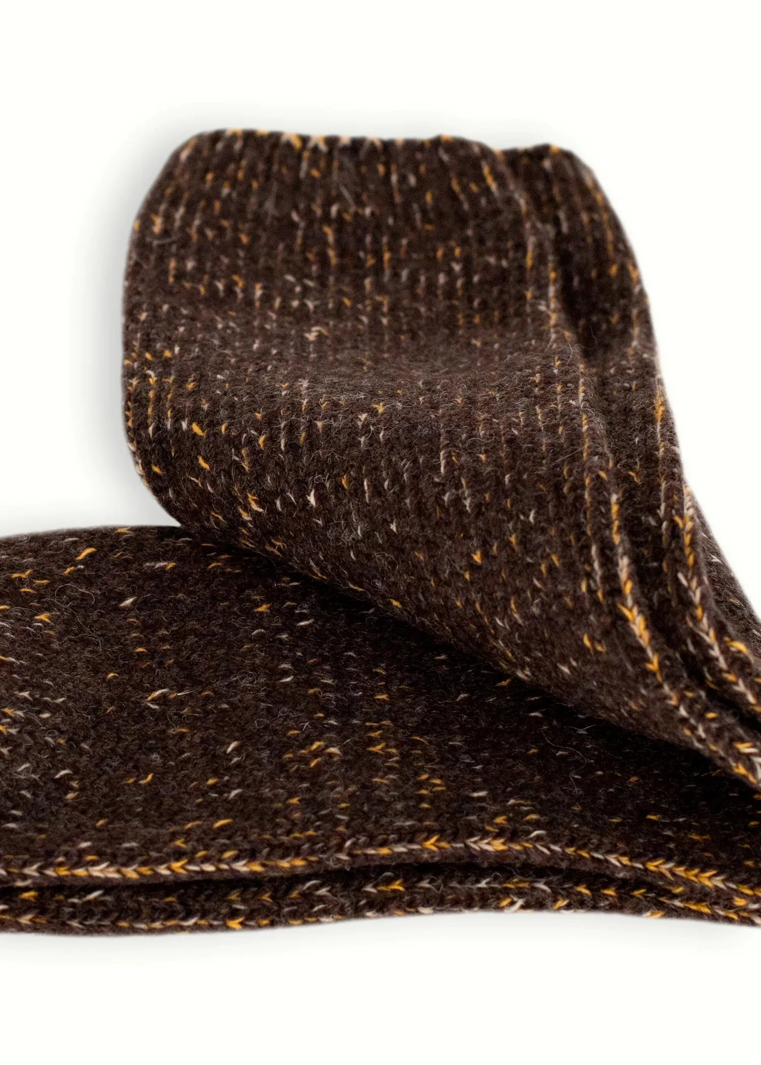 WOOL COLLECTION Recycled Brown Socks