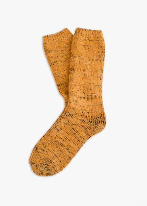 WOOL COLLECTION Recycled Mustard Socks