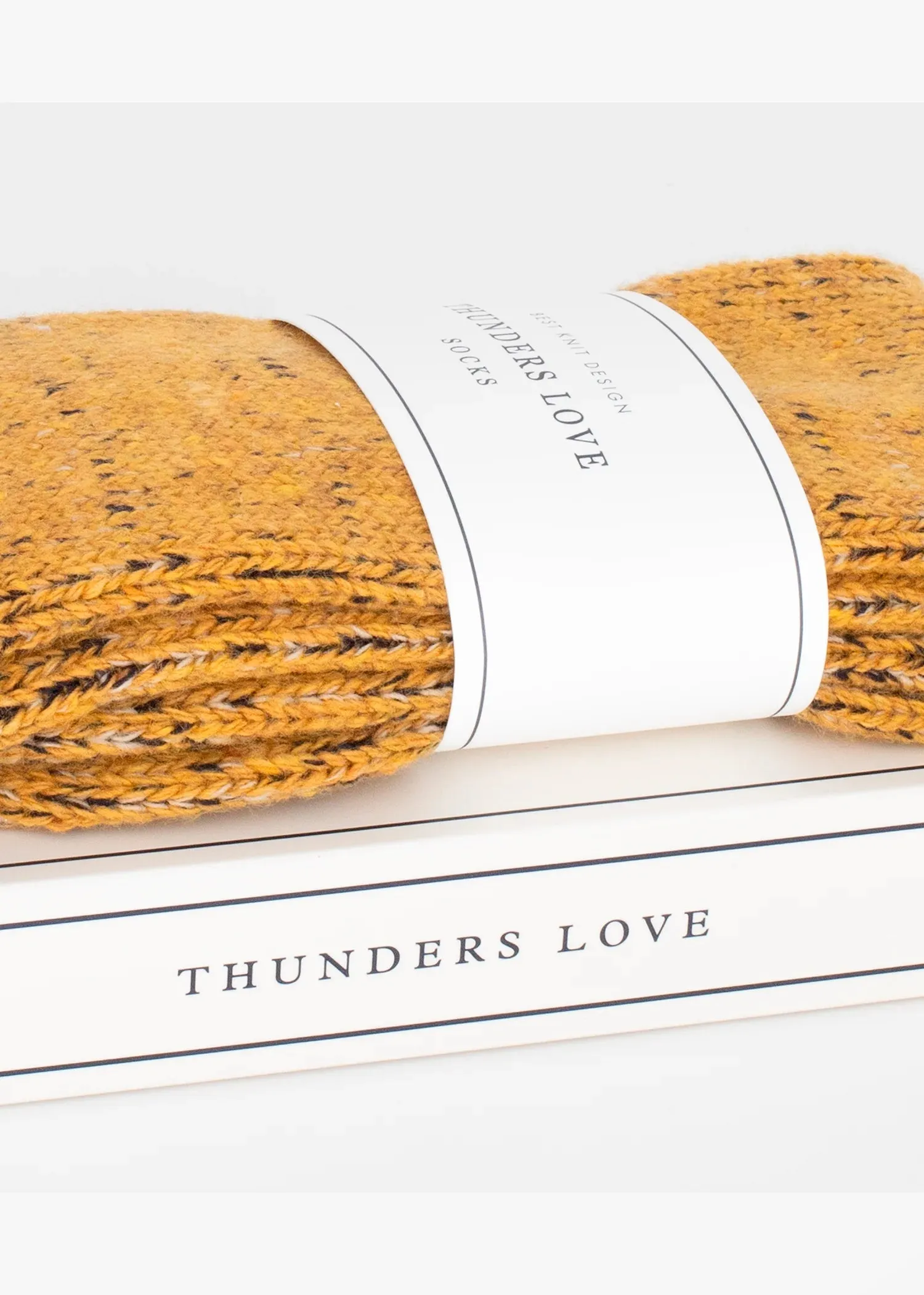 WOOL COLLECTION Recycled Mustard Socks