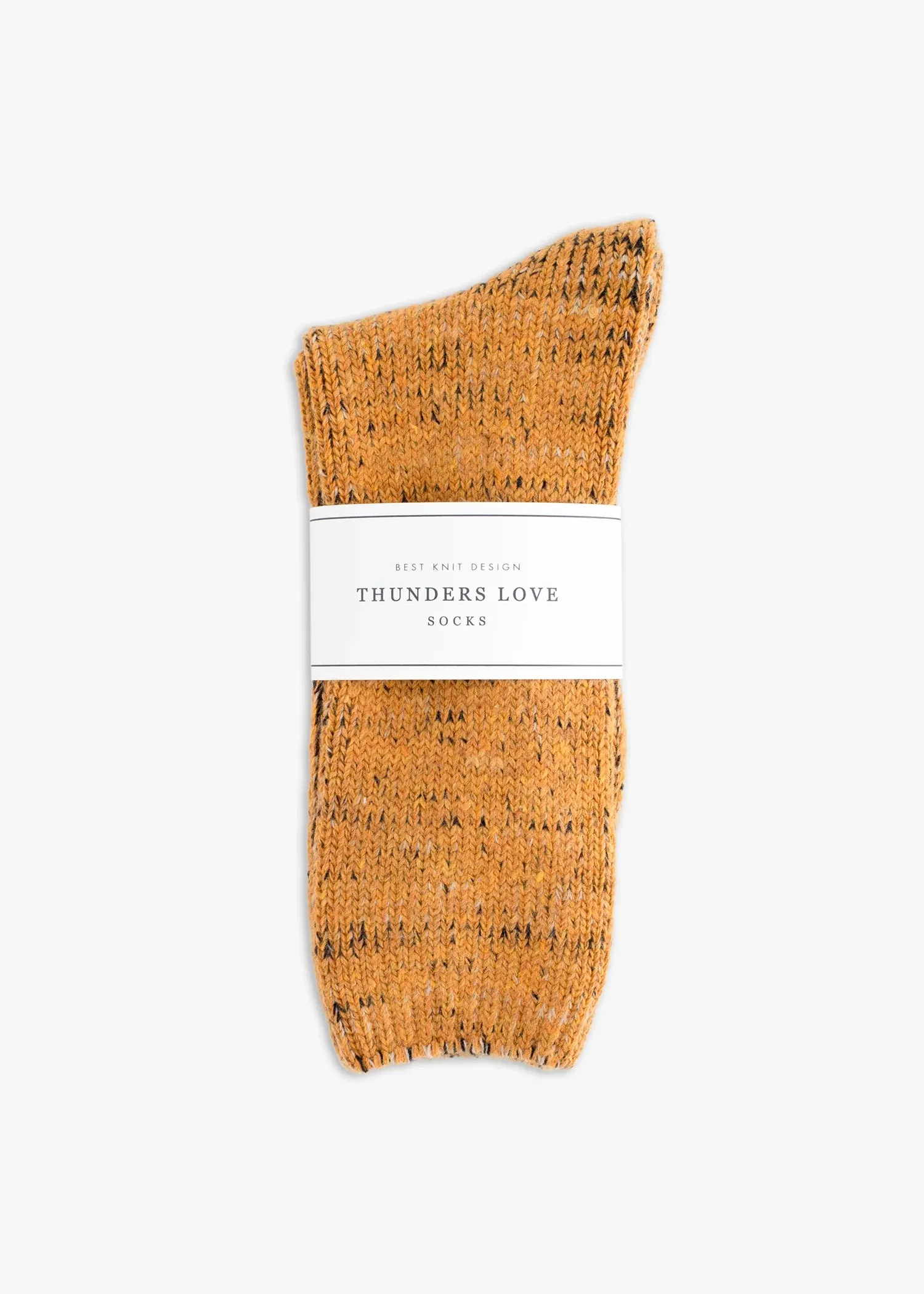 WOOL COLLECTION Recycled Mustard Socks