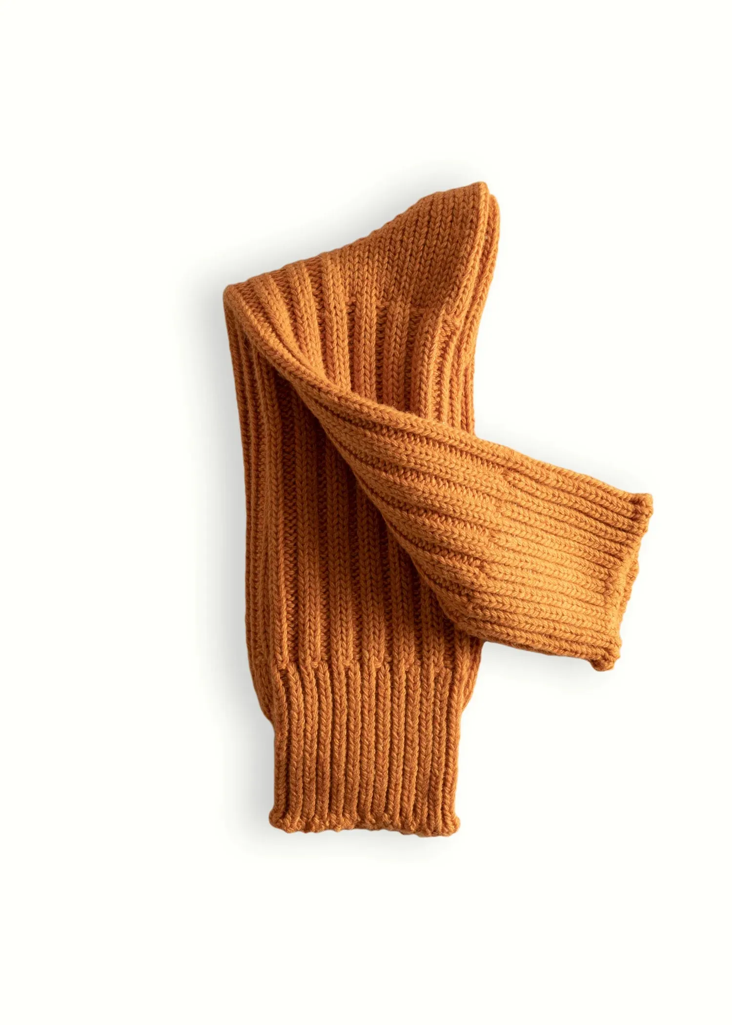 WOOL COLLECTION Solid Soft Orange Socks